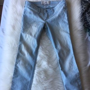 Hollister Light-Washed Leggings (Size 5R/W26 L29)